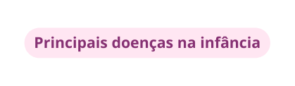 Principais doenças na infância
